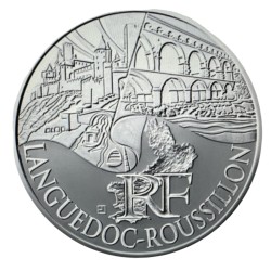 10 Euro des Régions - Languedoc-roussillon - 2011 - argent 10g 0,500 - SUP