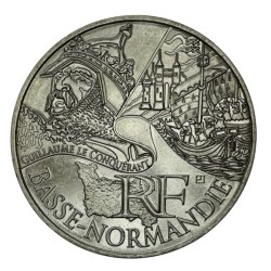 10 Euro des Régions - Basse-normandie - 2012 - argent 10g 0,500 - SUP