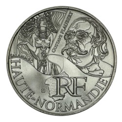 10 Euro des Régions - Haute-normandie - 2012 - argent 10g 0,500 - SUP
