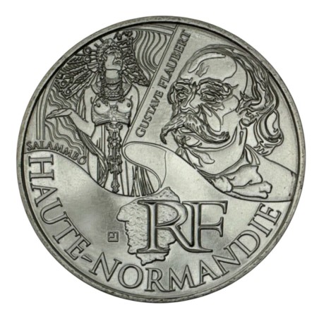 10 Euro des Régions - Haute-normandie - 2012 - argent 10g 0,500 - SUP