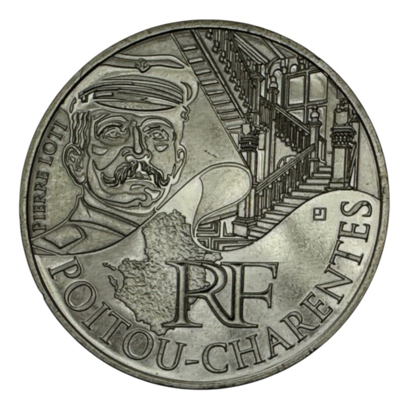 10 Euro des Régions - Poitou-charentes - 2012 - argent 10g 0,500 - SUP