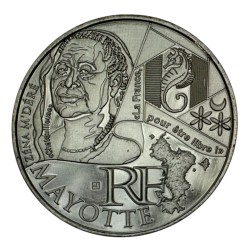 10 Euro des Régions - Mayotte - 2012 - argent 10g 0,500 - SUP