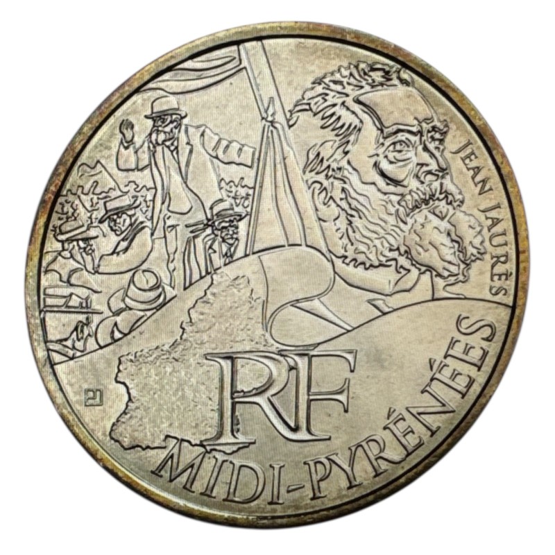 10 Euro des Régions - Midi-Pyrénées - 2012 - argent 10g 0,500 - SUP