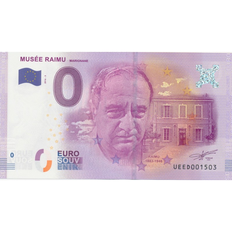 Billet Musée Raimu Marseille 2016