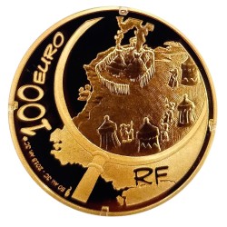 100 Euro Astérix - 2013 - Or 17g 0,920 - 500ex - Belle épreuve 2
