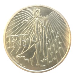50 Euro 2010 - Argent - 100.000 ex - sans étui