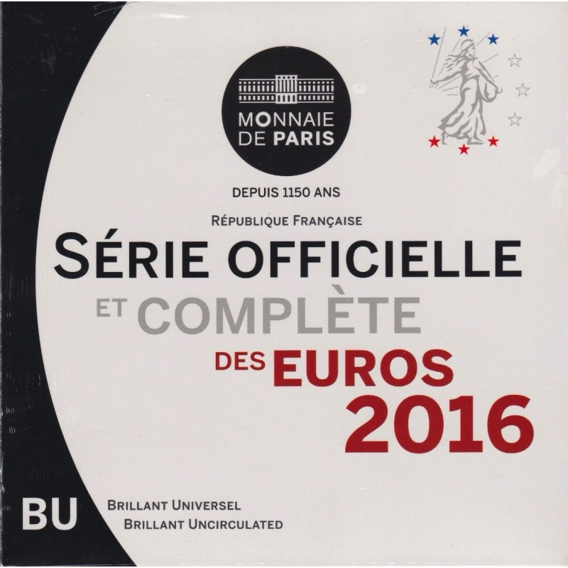 Coffret Brillant Universel France 2016 - Euro