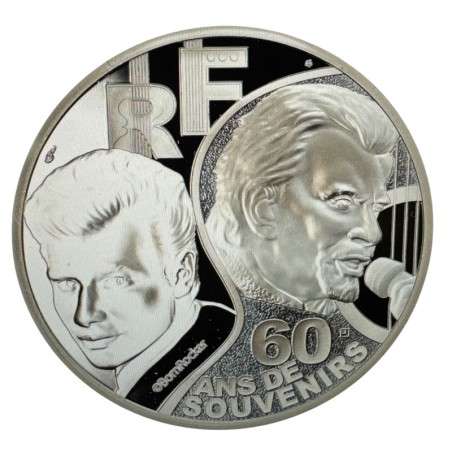 10 Euro 2020 - Johnny Halliday - argent BE