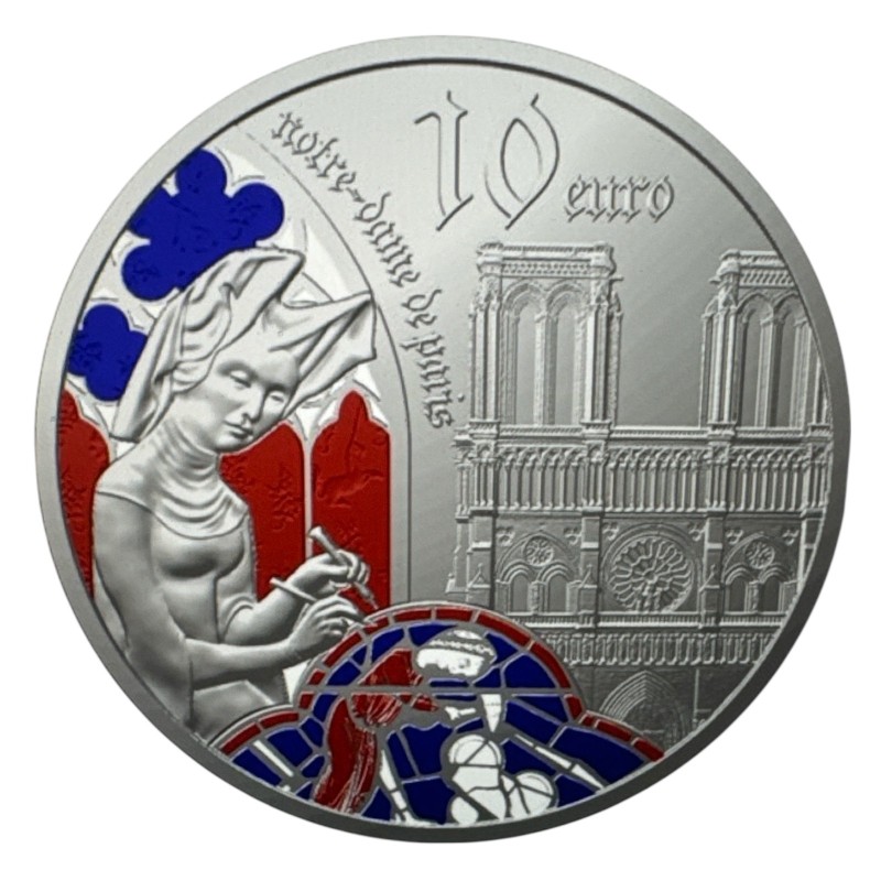 10 Euro 2020 - La France époque gothique - argent Belle épreuve