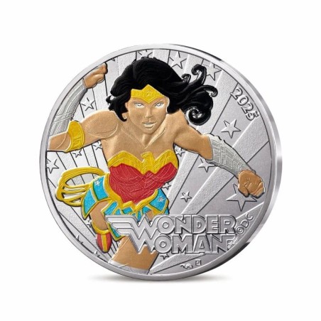 10 Euro 2025 - Wonder woman N°11/18 - DC Comics - argent Brillant Universel