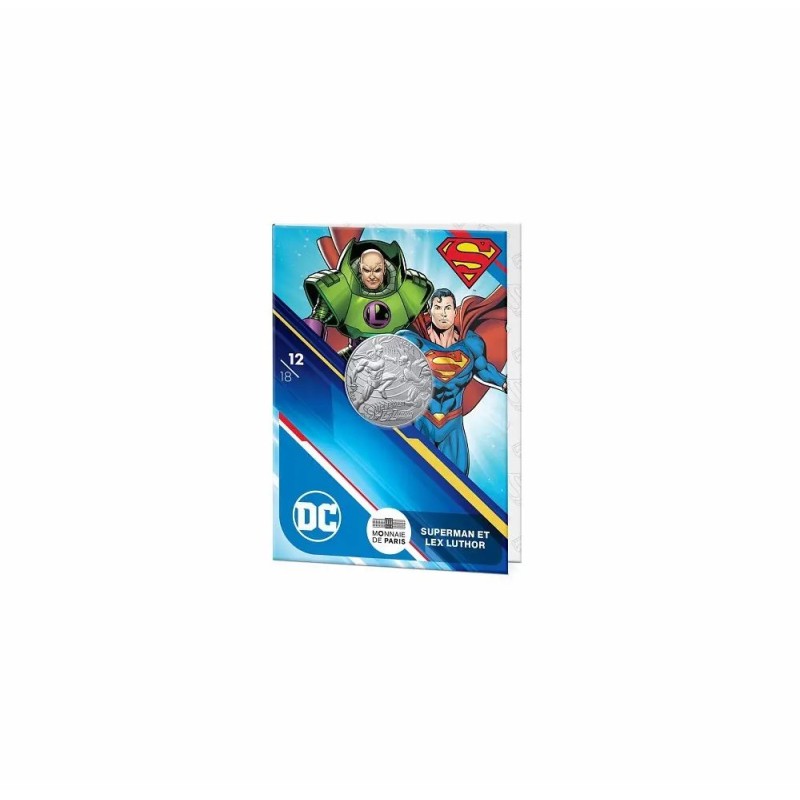 10 Euro 2025 - Superman et Lex luthor N°12/18 - DC Comics - argent Brillant Universel