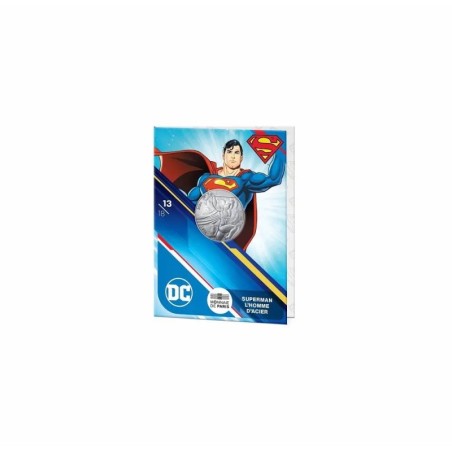 10 Euro 2025 - Superman l'homme d'acier N°13/18 - DC Comics - argent Brillant Universel