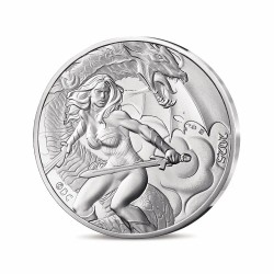 10 Euro 2025 - Wonder woman la guerriere amazone N°14/18 - DC Comics - argent Brillant Universel