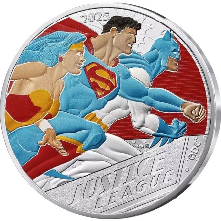 50 Euro 2025 - Superman N°3/4 - DC Comics - argent Brillant Universel