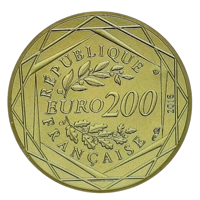 200 Euro Or - Mickey et la France - 2018 - Or 3g 0,999 - 20.000 ex
