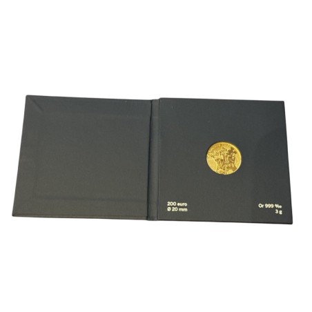 200 Euro Or - Mickey et la France - 2018 - Or 3g 0,999 - 20.000 ex