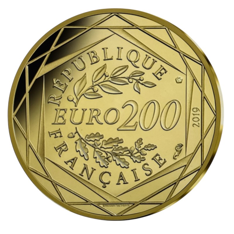 200 Euro Or - Pièce d'Histoire - 2019 - Or 3g 0,999 - 20.000 ex