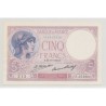 5 Francs Violet - 24.10.1928