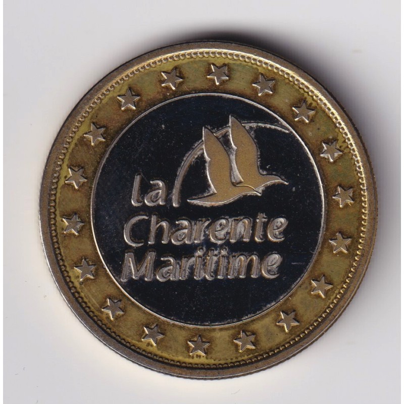 Medaille - Charente maritime - bi-métallique - 33mm
