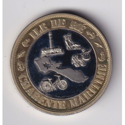 Medaille - Ile de ré Cote atlantique - Charente maritime - bi-métallique - 33mm
