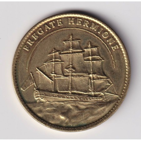 Dept17 - Frégate Hermione - La Fayette - 2019 - 34mm - Médailles et patrimoine