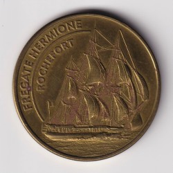 Dept17 - Frégate Hermione Rochefort - 2017 - 34mm - Médailles et patrimoine