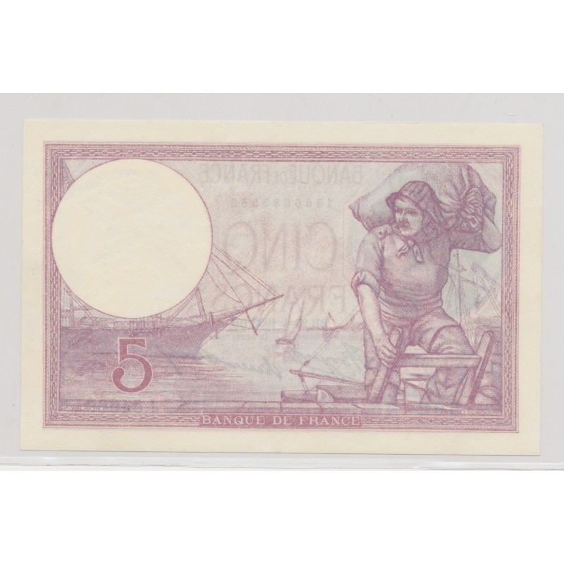 5 Francs Violet - 20.04.1933