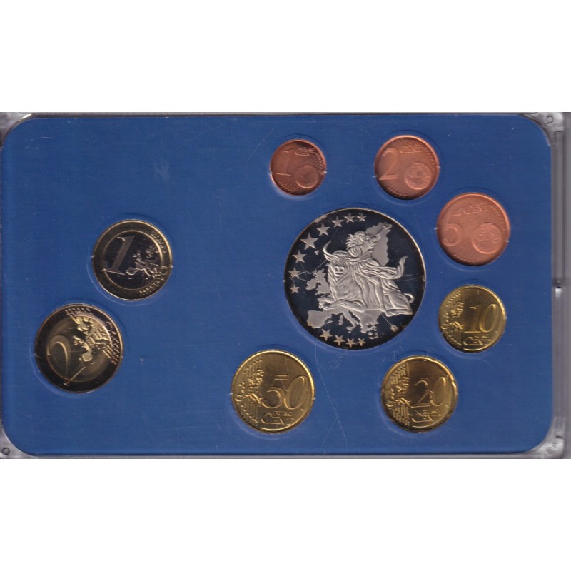 Finlande - Série 8 monnaies - 2008 - 1 cent à 2 Euro + 1 Médaille en couleur - 50.000 ex