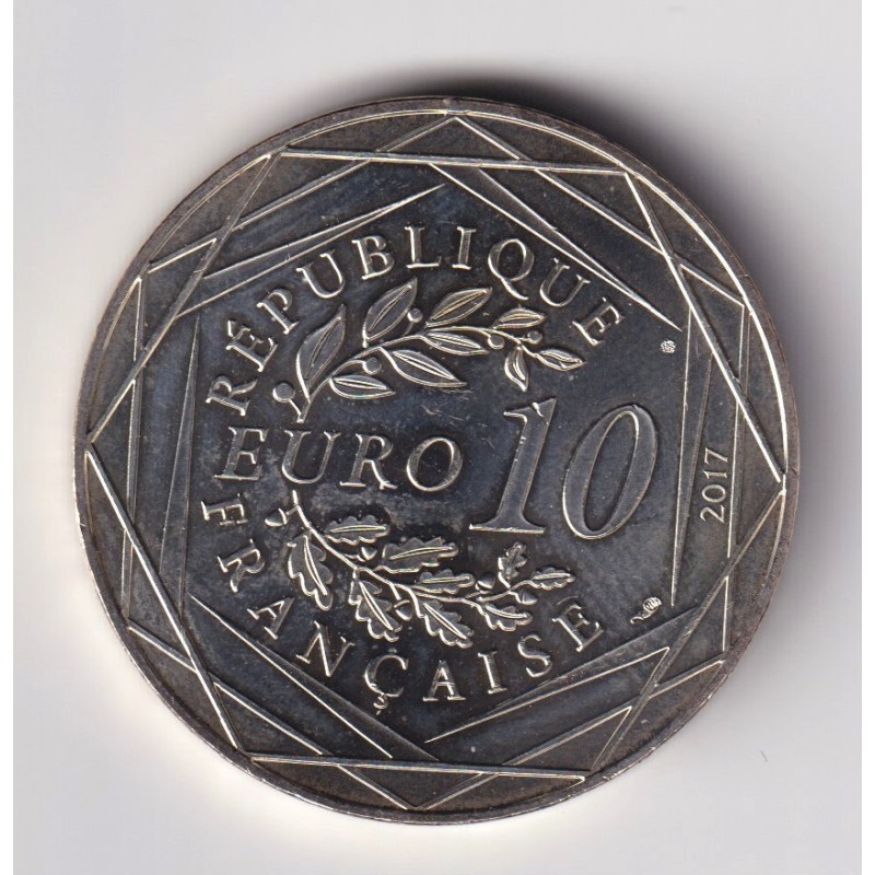 10 Euro 2017 - La France par Jean Paul Gaultier - argent 17g 0,333 - SPL