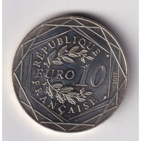 10 Euro 2017 - La France par Jean Paul Gaultier - argent 17g 0,333 - SPL