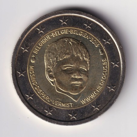 Belgique - 2 Euro 2016 - Organisation child focus