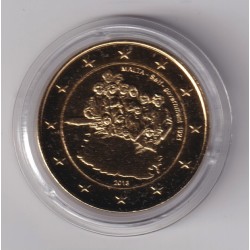 2€ Malte 2013 - Histoire constitutionnelle 1921 - finition dorée