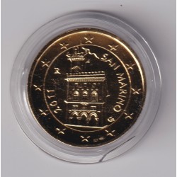 St marin - 2 Euro 2011 - finition dorée