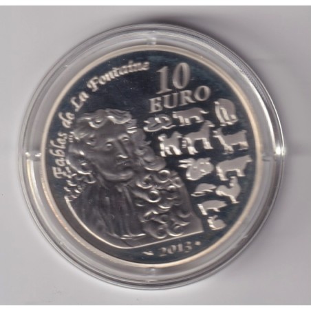 10 Euro 2013 - Année du Serpent/Fables de la Fontaine - argent