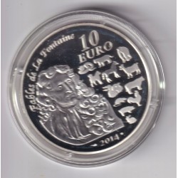 10 Euro 2014 - Année du Cheval/Fables de la Fontaine - argent 2