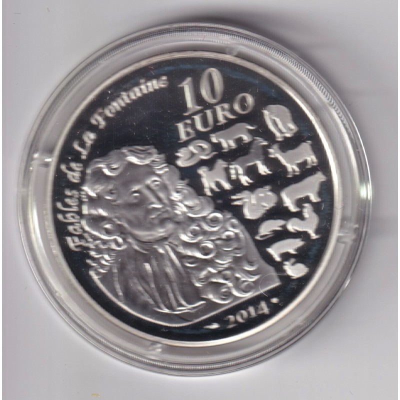 10 Euro 2014 - Année du Cheval/Fables de la Fontaine - argent