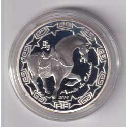 10 Euro 2014 - Année du Cheval/Fables de la Fontaine - argent