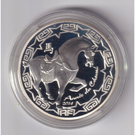 10 Euro 2014 - Année du Cheval/Fables de la Fontaine - argent