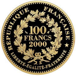 100 Francs Or - 2000 - Liberté au bonnet de Dupré - Or 17g 0,920 - Belle épreuve 2