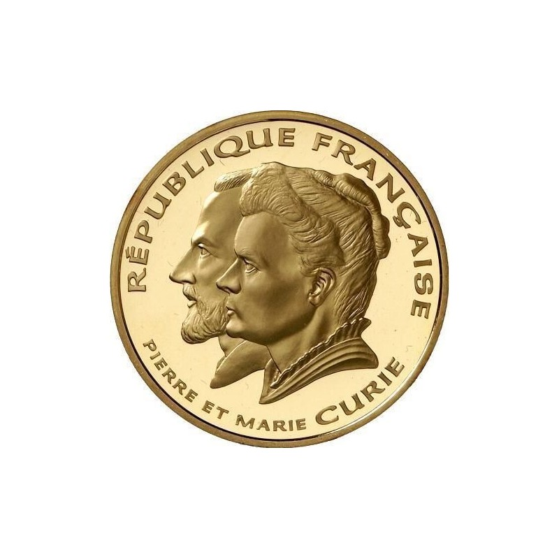 500 Francs Or - Pierre et Marie Curie - 1997 - Or 17g 0,920 - Belle épreuve 
