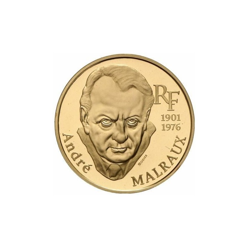 500 Francs Or - André Malraux - 1997 - Or 17g 0,920 - Belle épreuve 