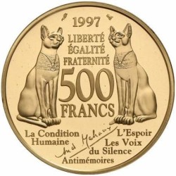 500 Francs Or - André Malraux - 1997 - Or 17g 0,920 - Belle épreuve  2