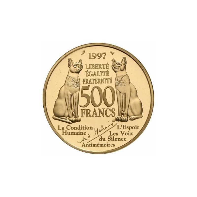 500 Francs Or - André Malraux - 1997 - Or 17g 0,920 - Belle épreuve 
