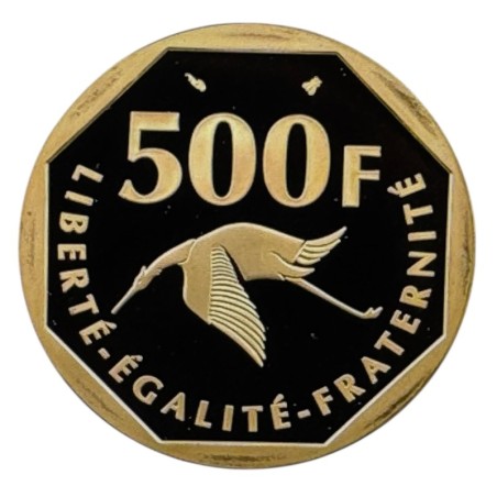 500 Francs Or - André Malraux - 1997 - Or 17g 0,920 - Belle épreuve 