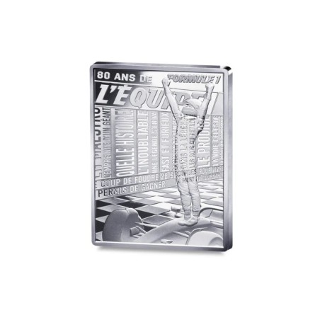 10 Euro 2026 - 80 ans L'équipe - Formule 1 - argent 22,2g 0,900 - 3.000 ex - Belle épreuve