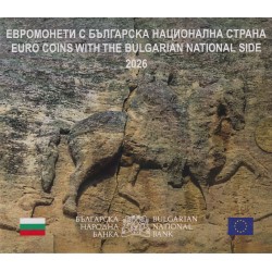 Bulgarie - Coffret Brillant universel 2026 - 1 Cent à 2 Euro