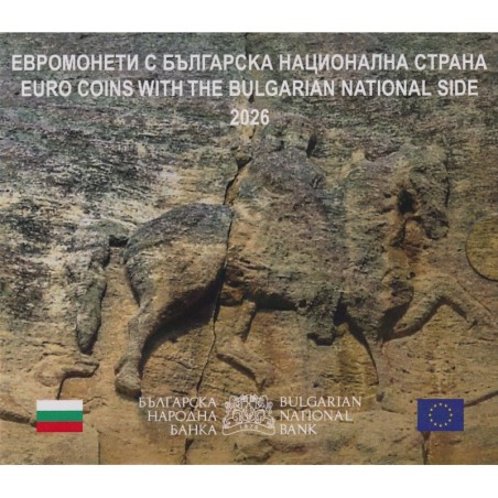 Bulgarie - Coffret Brillant universel 2026 - 1 Cent à 2 Euro
