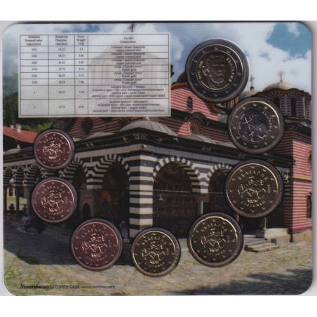 Bulgarie - Coffret Brillant universel 2026 - 1 Cent à 2 Euro