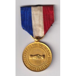 Médaille - Société secours mutuels - Boscamnant la genetouze - ordonnance