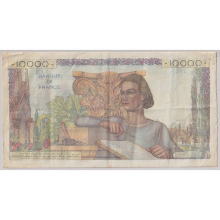 10000 Francs Génie - 29.12.1949 - TTB